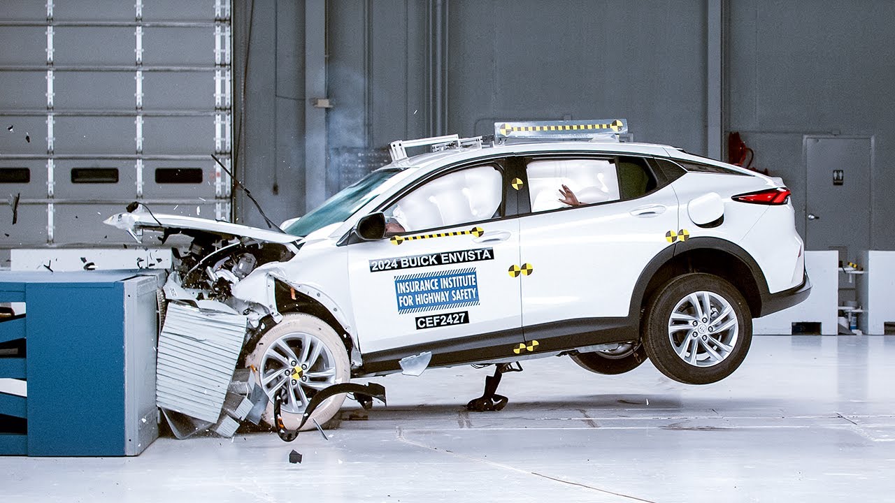 2024 Buick Envista updated moderate overlap IIHS crash test