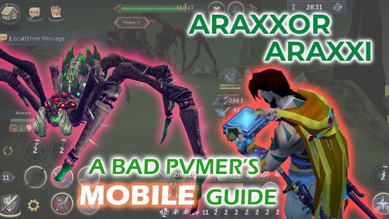 Araxxor/Araxxi: A Bad PVMer's MOBILE Guide | RuneScape Mobile App