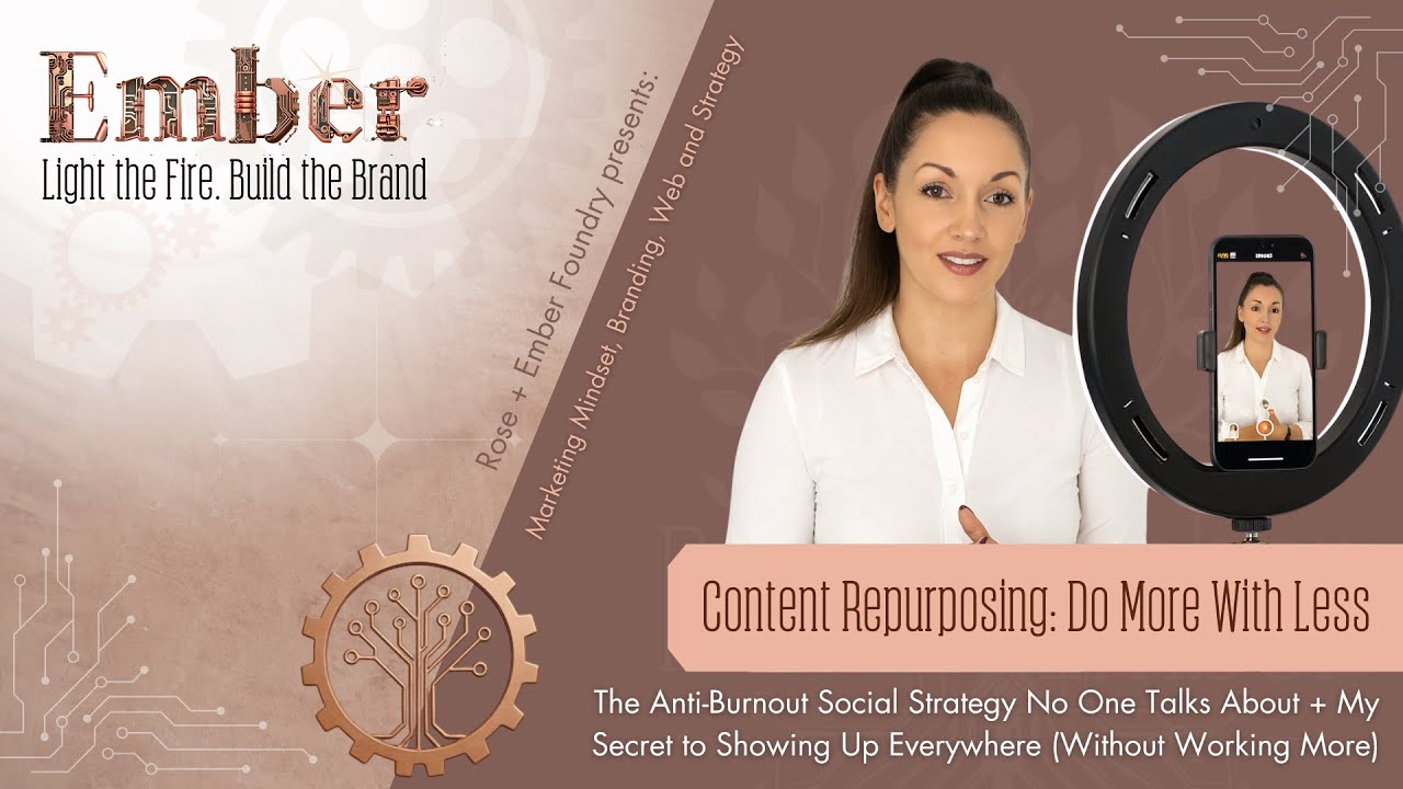 Repurposing: The AntiBurnout #SocialStrategy No One Talks About | My Secret to Showing Up Everywhere