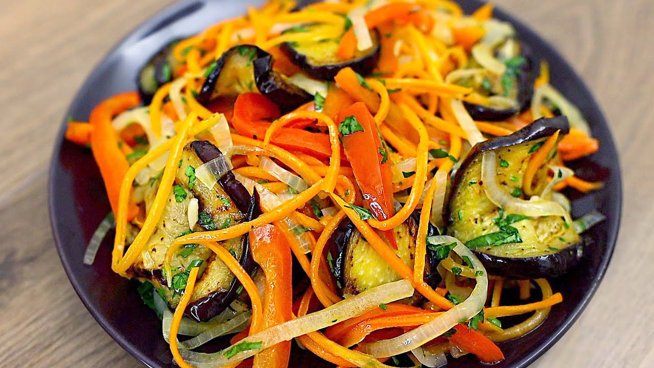 Leckeres Rezept für Auberginensalat