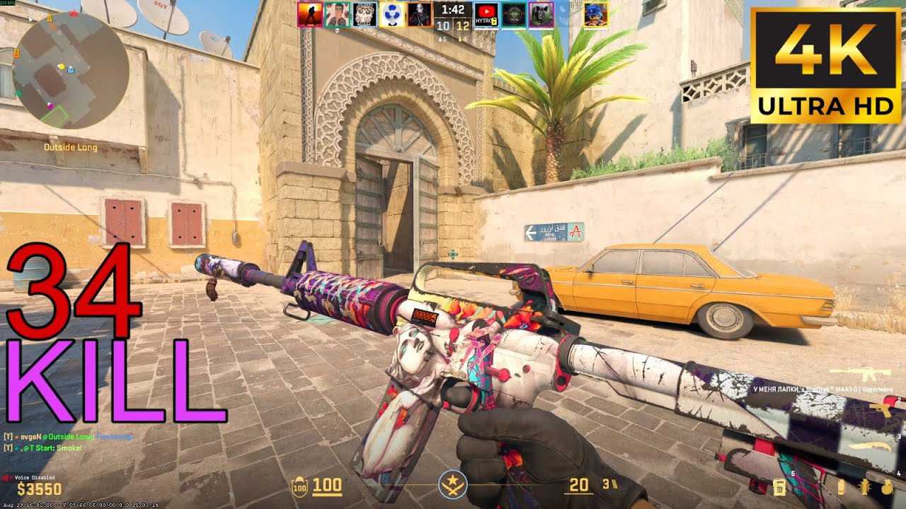 Counter Strike 2 Best Gameplay 4K (No Commentary)