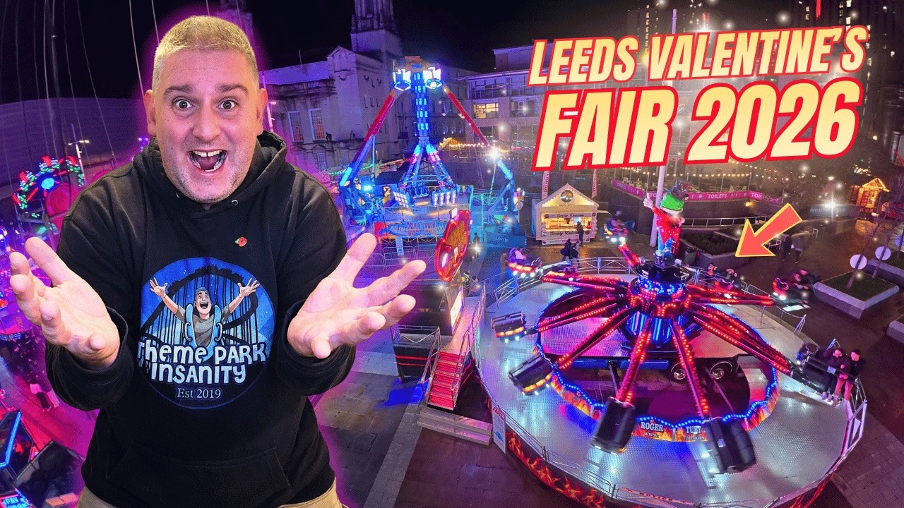 Leeds Valentine's Fair 2026 Opening Night | FULL Walkthrough & On Ride POVs!