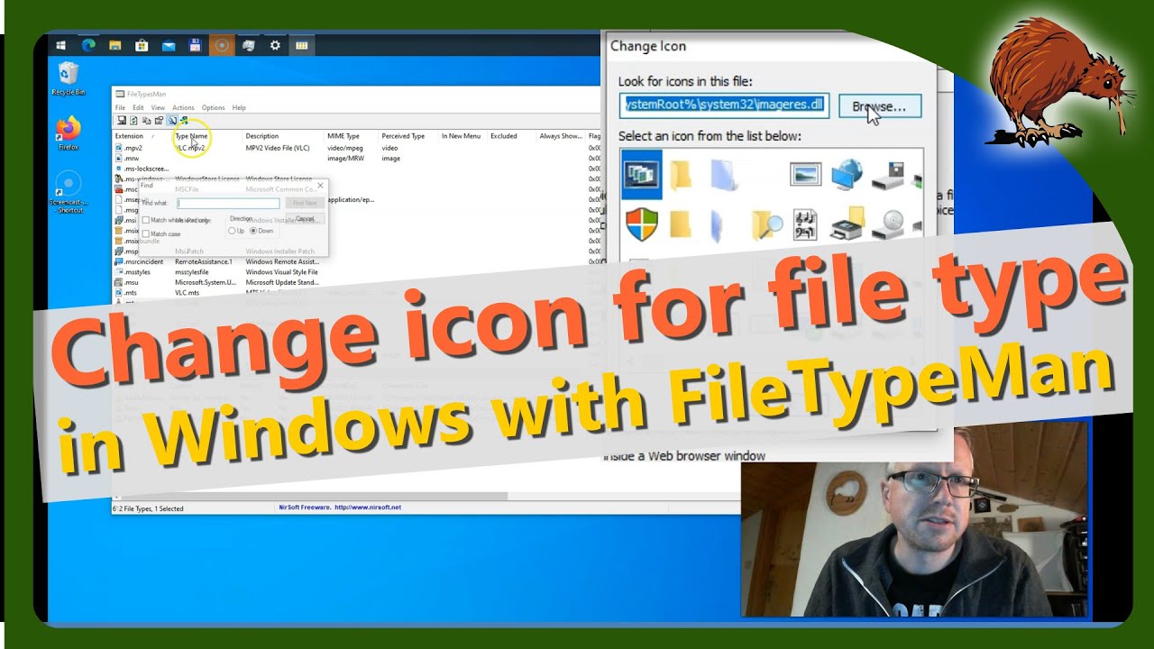 Windows: как изменить значок типа файла