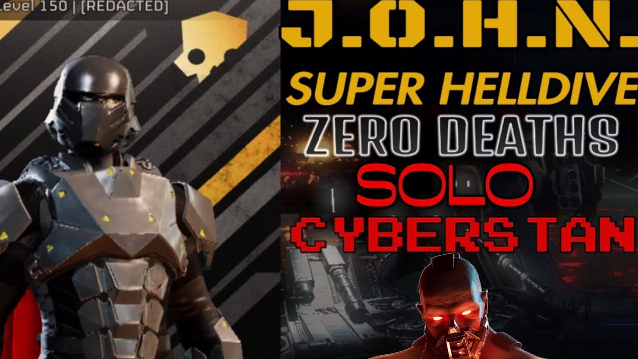 Justice Operative Helldiving Neutralizer [J.O.H.N] | Helldivers 2