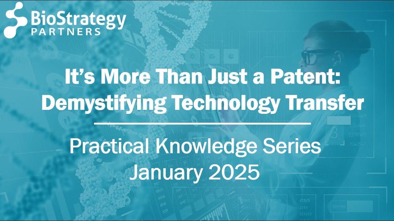 It's More Than Just a Patent: Demystifying Technology Transfer and Innovation