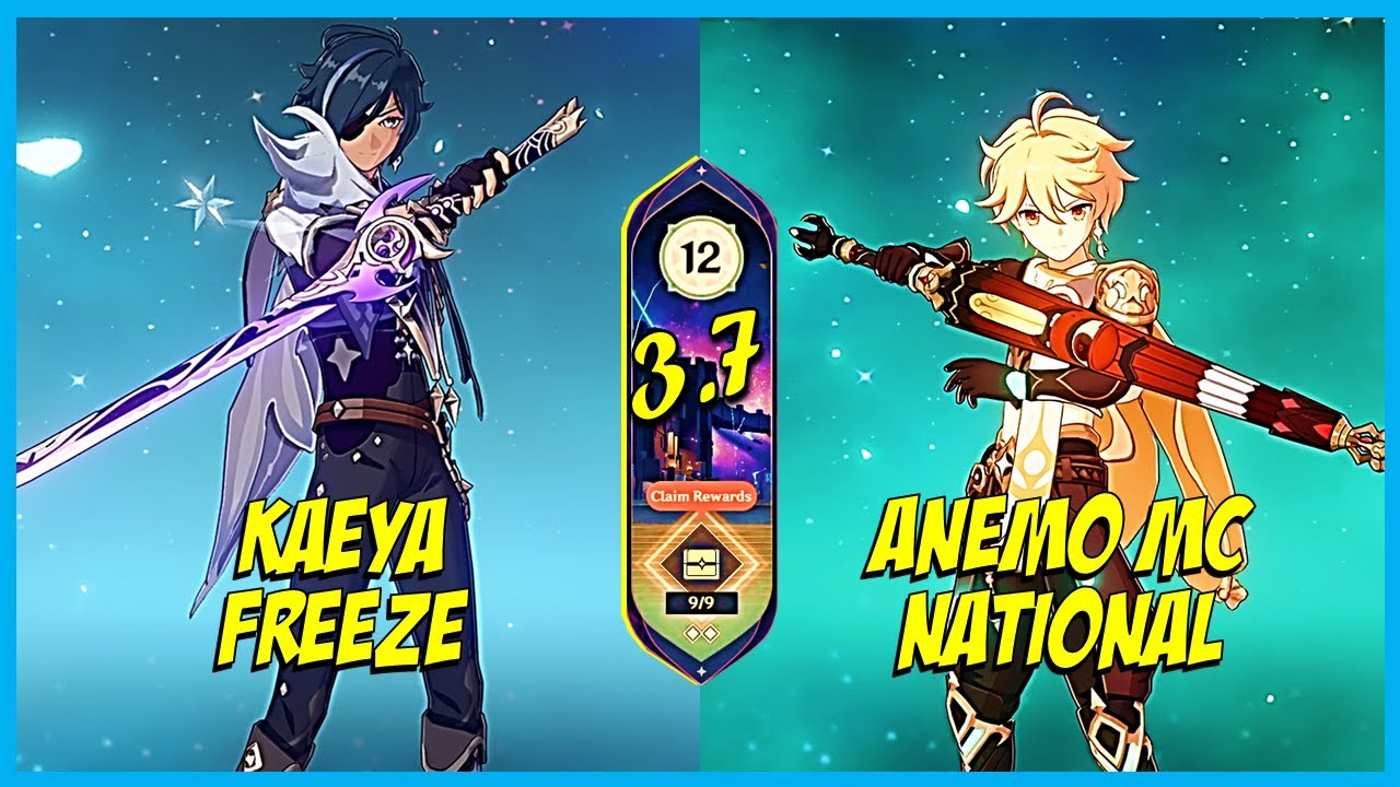 3.7 Spiral Abyss Floor 12: Kaeya and Anemo Traveler are back! | Genshin Impact