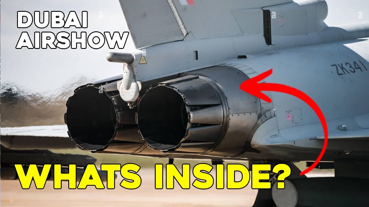Let's cut open a Fighter Jet engine - EJ200 Eurofighter Typhoon - Dubai Airshow 2023