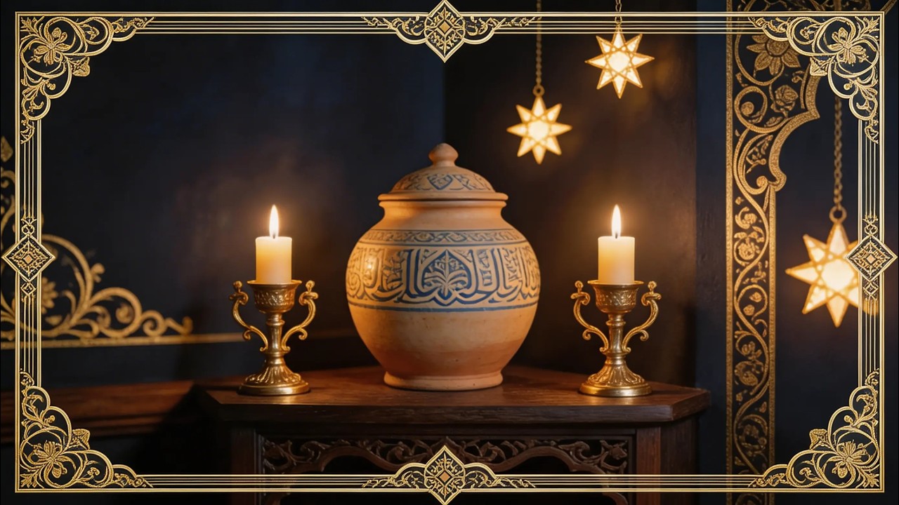 Elegant TV Frame: Peaceful Islamic Art (No Sound) | 3 Hours 4K