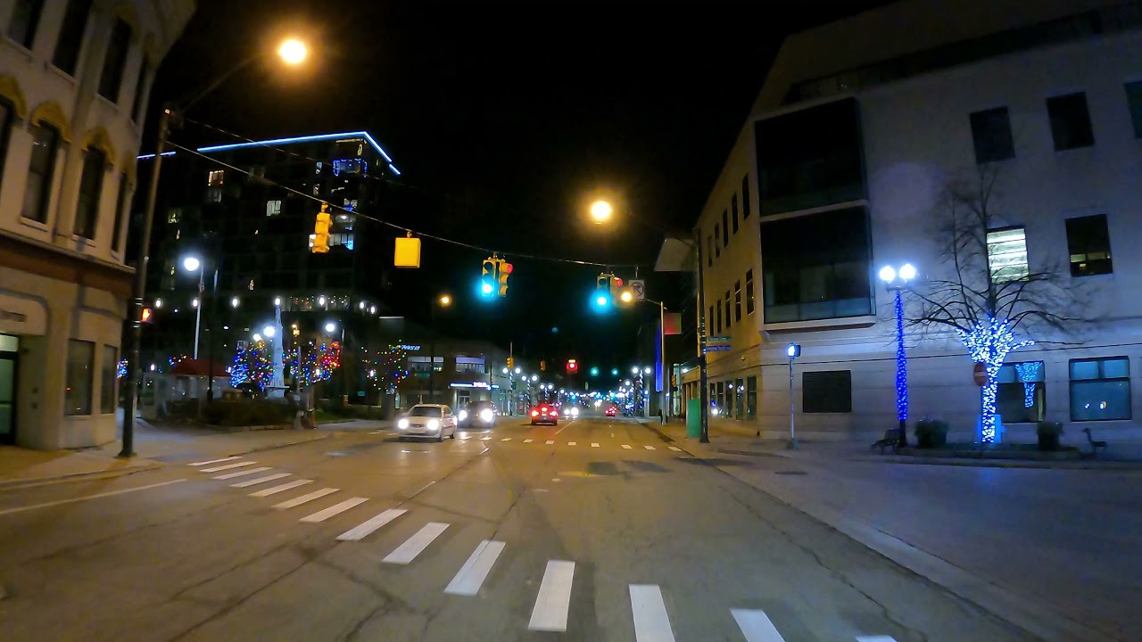 Grand Rapids Night drive 4K