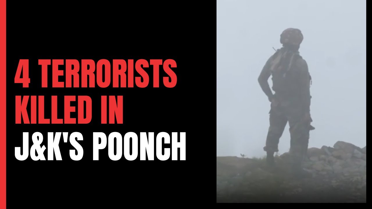 4 Terrorists Killed By Security Forces In Major Anti-Terror Op In J&K's Poonch