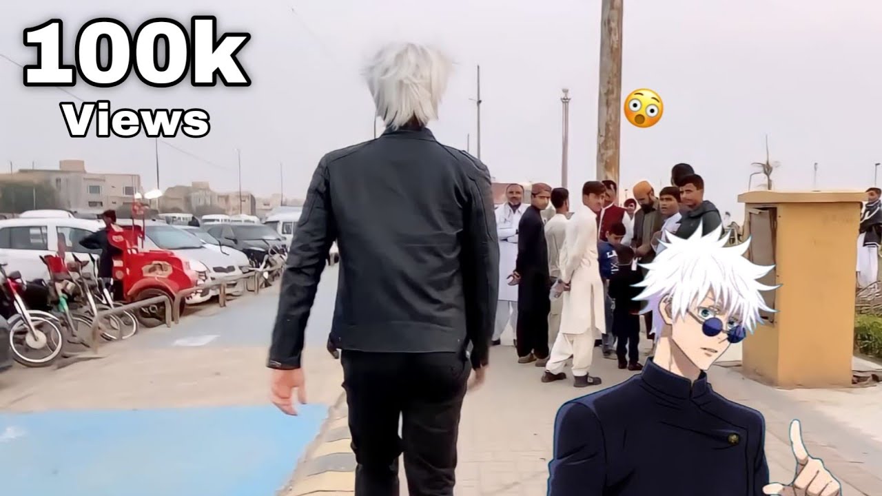 Gojo Satoru in Public😯 Caught Amazing Reactions😍