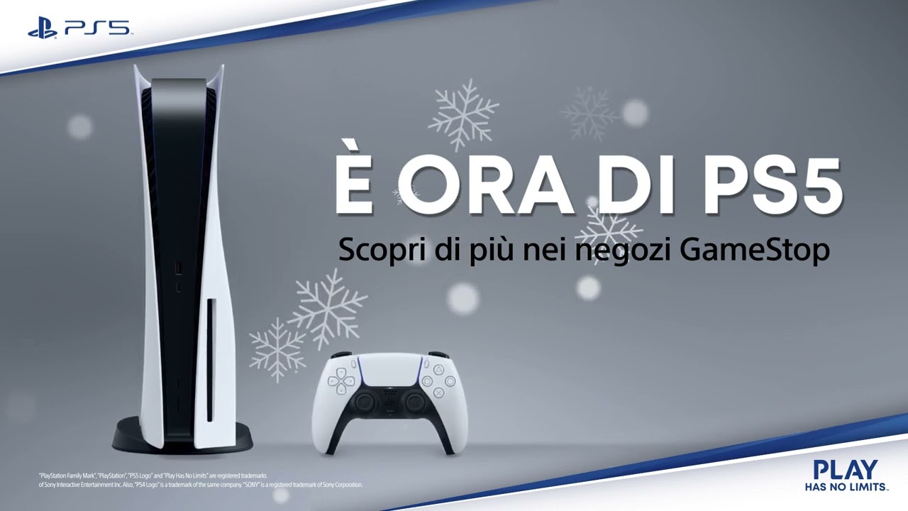 Passa nei negozi GameStop... &egrave; ora di PS5!