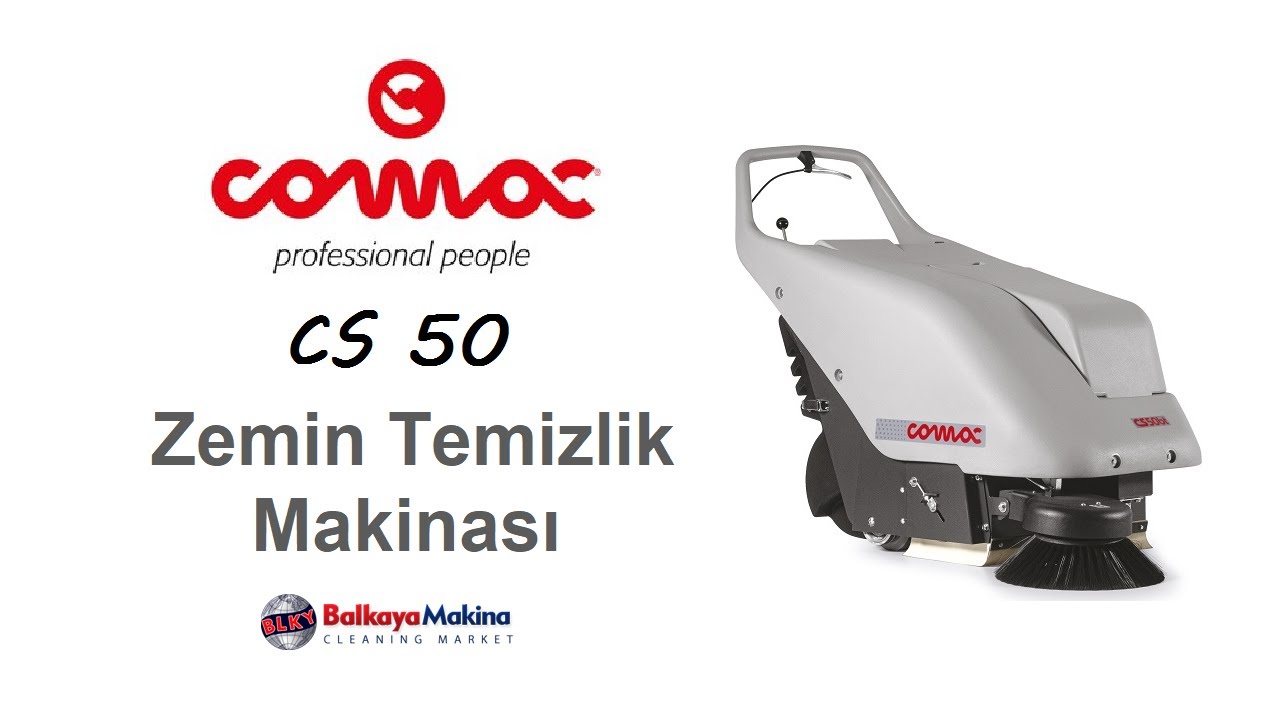 Comac CS 50 Akülü/Benzinli İç ve Dış Alan Süpürücü - Comac Türkiye / Balkaya Makina