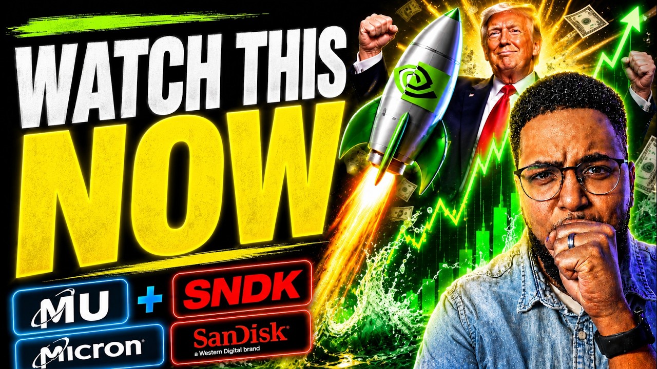 НЕ ПРОДАВАЙТЕ СВОИ MICRON (MU) И SNDK (SANDISK)! ТРАМП ГОТОВИТСЯ ЗАЛИТЬ РЫНКИ! СМОТРЕТЬ ПРЯМО СЕЙ...