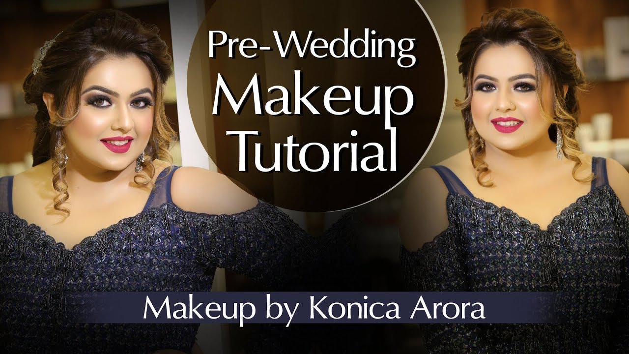 Pre Wedding Makeup Tutorial | Sagan Makeup | Step By Step Engagement Look | Krushhh By Konica