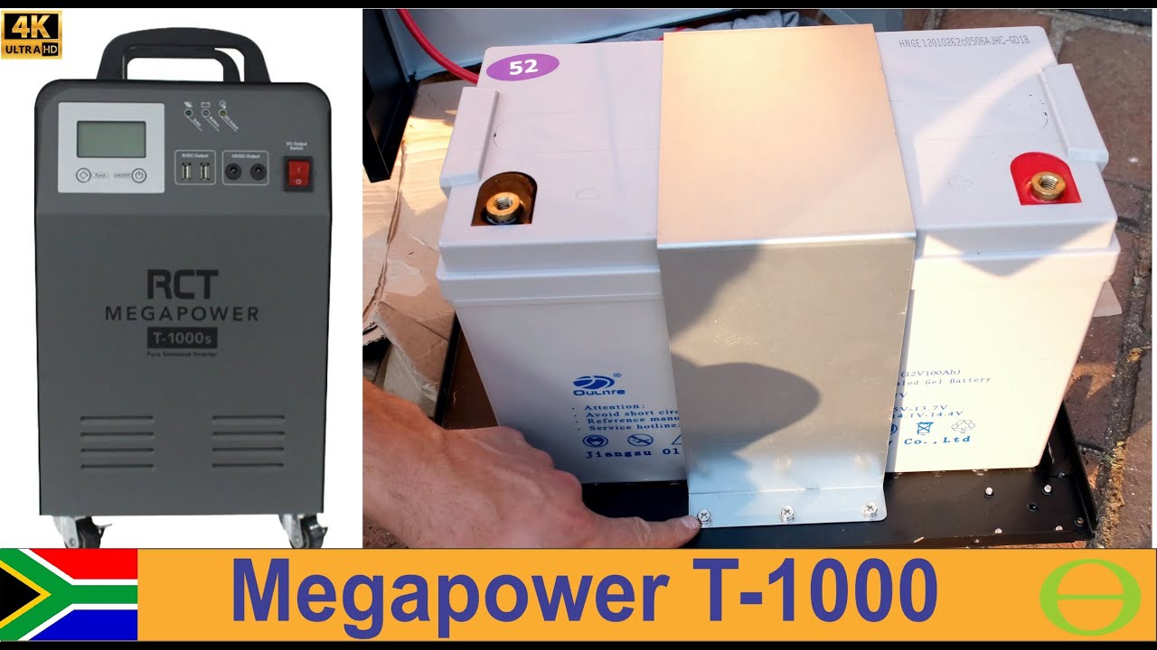 How to change the Gel lead acid battery on the RCT MegaPower 1KVA/1000W Inverter Trolley