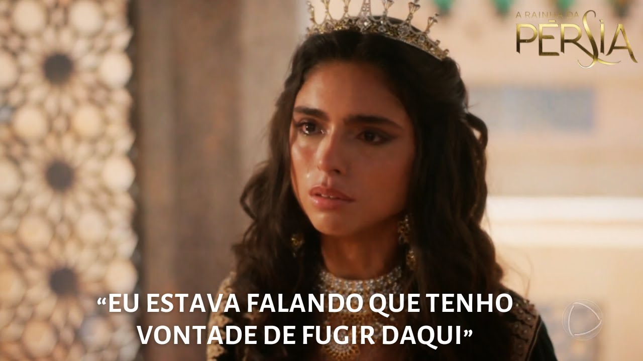 A Rainha da Pérsia | Xerxes flagra Ester desabafando com Neemias