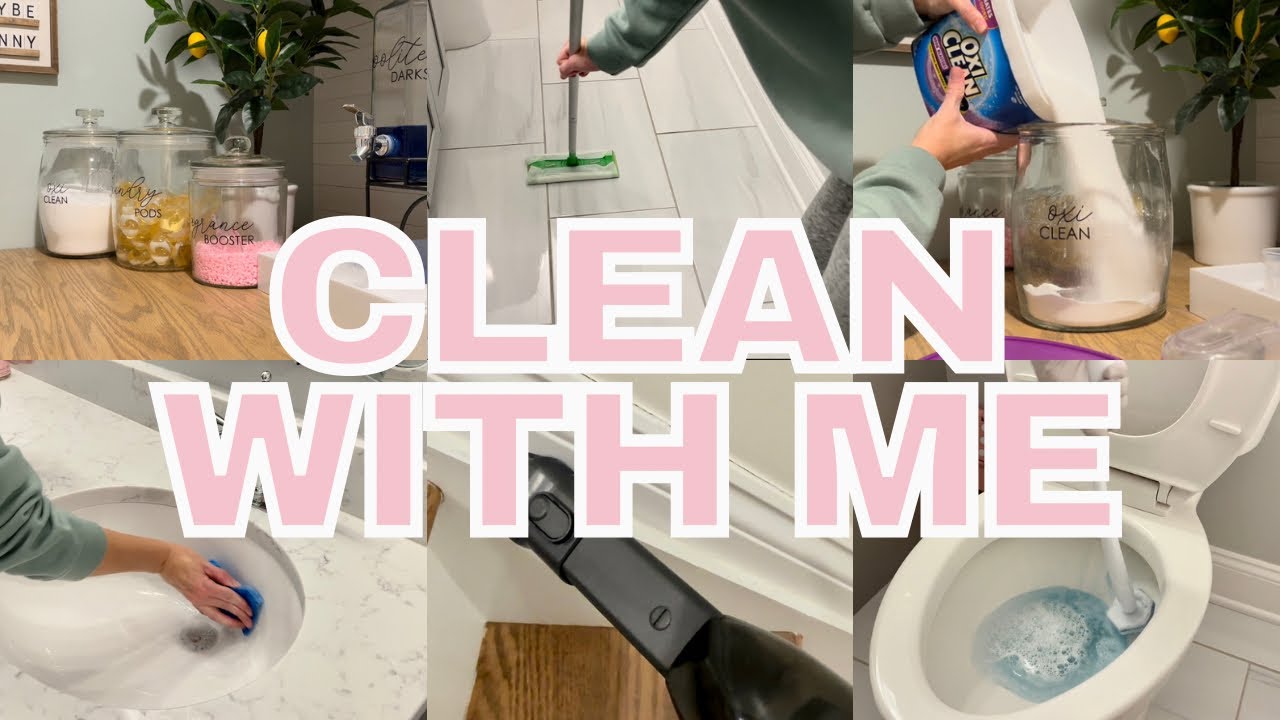 POWER HOUR CLEAN WITH ME - Cleaning as much as I can in one hour! ⏰