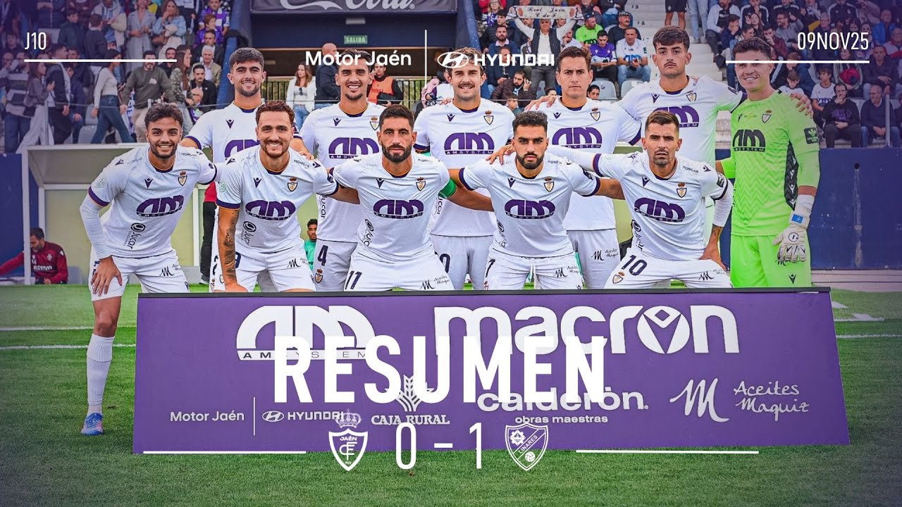 RESUMEN I  Real Jaén C.F.  0 - 1 Linares Deportivo