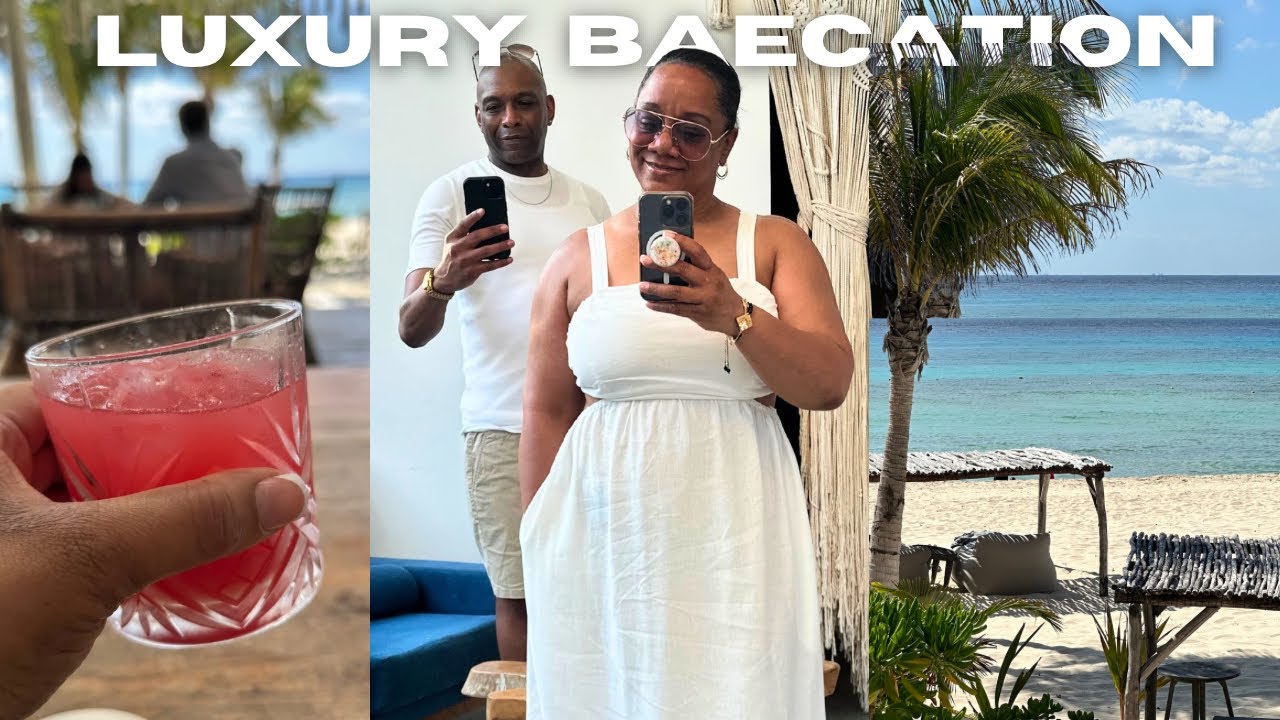 Vlog | ✈️ FLEWED OUT!  Luxury BAEcation in Playa del Carmen 🌴 | Palmaïa House of Aïa Resort Vlog