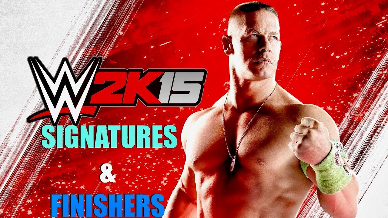 WWE 2K15 Signatures & Finishers👏😍