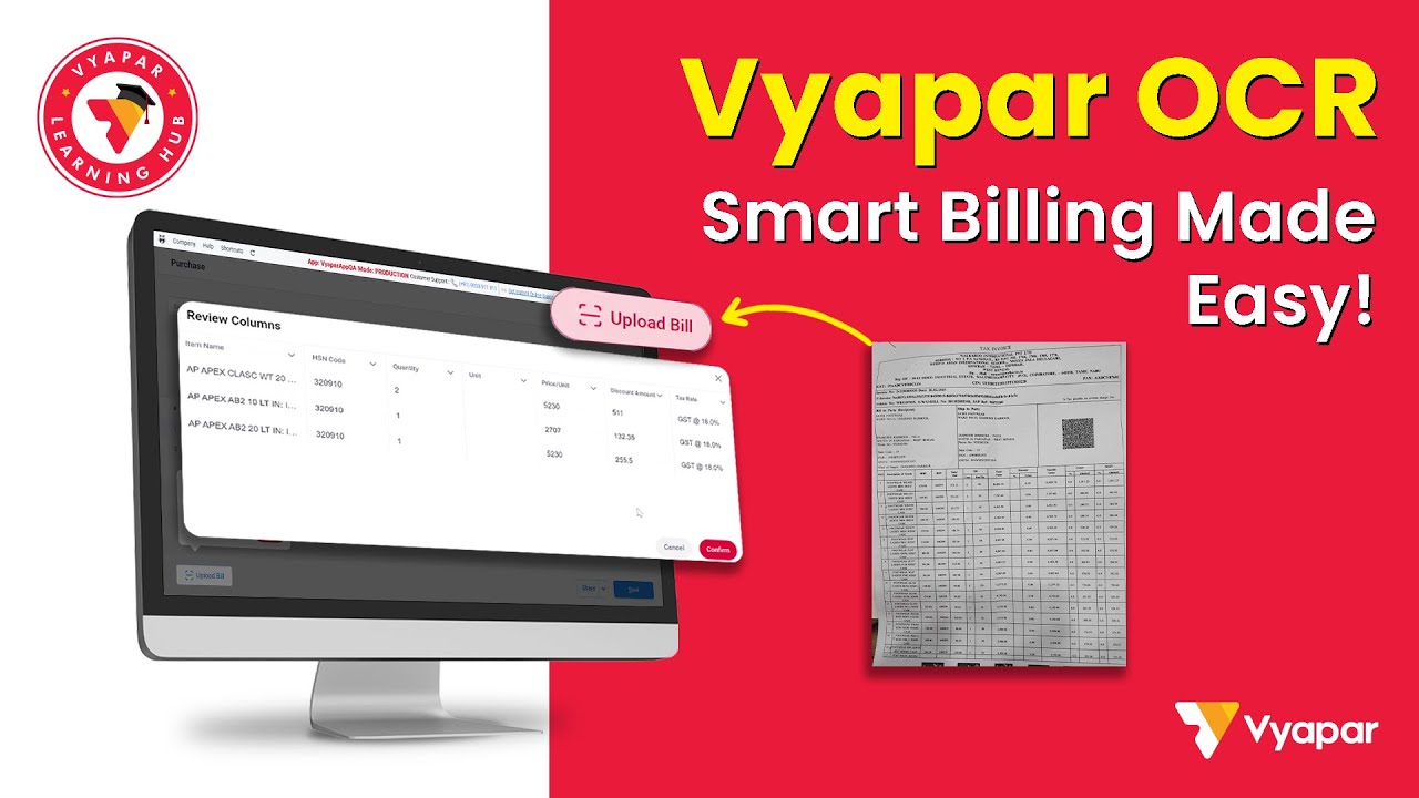 Revolutionize Your Business with Vyapar's AI Scanner (OCR) | Automate Billing & Save Time!