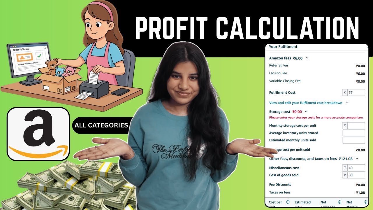Amazon Profit Calculation Explained | Fees, GST, Shipping & Net Profit