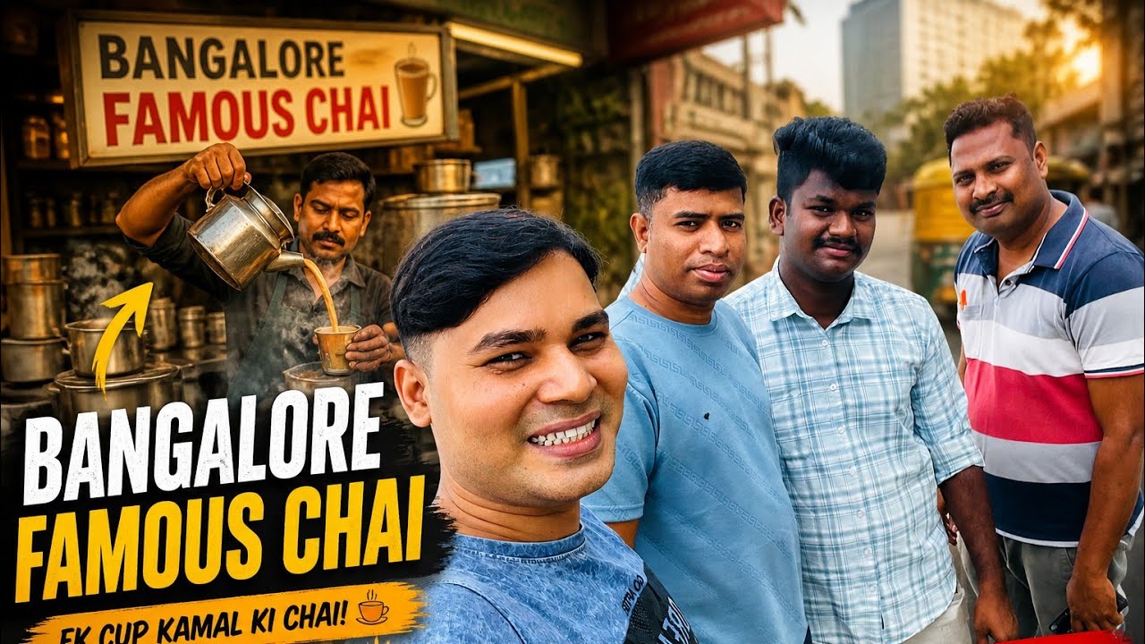 Bangalore pe ek mera subscriber mila o bhi chai ki dukan pe 