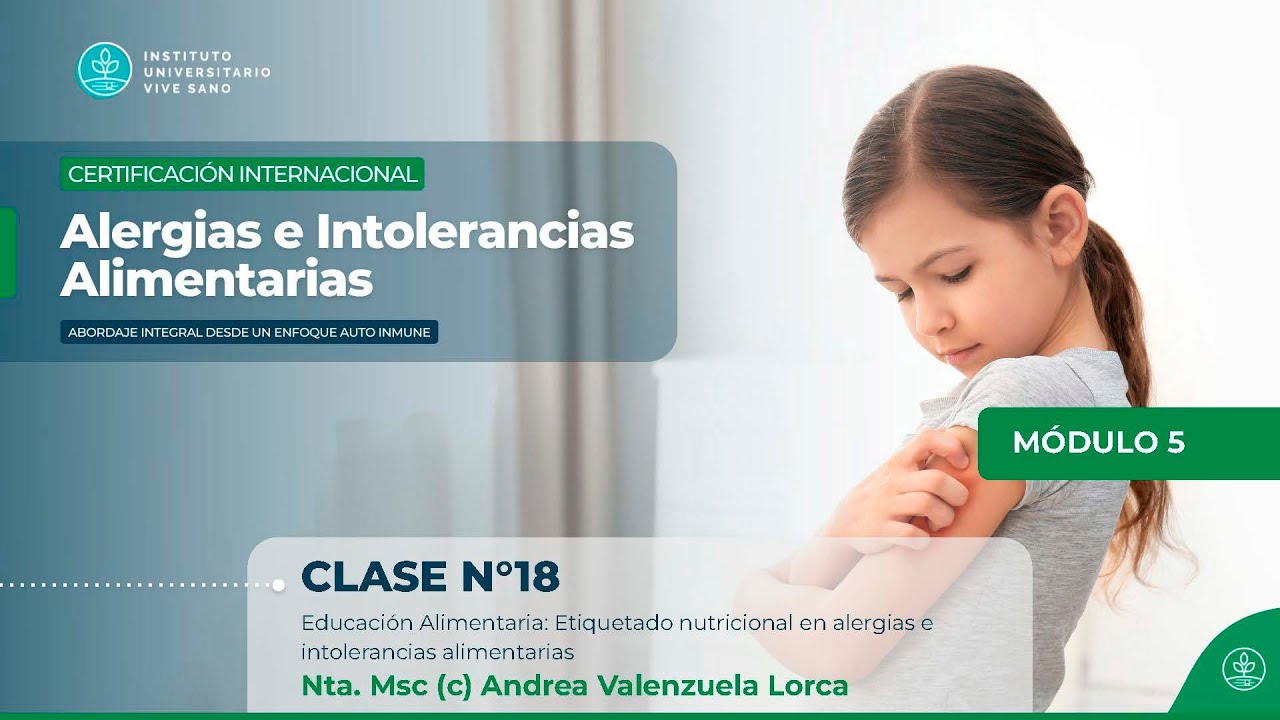 Etiquetado nutricional en alergias e intolerancias alimentarias -  Instituto Universitario Vive Sano