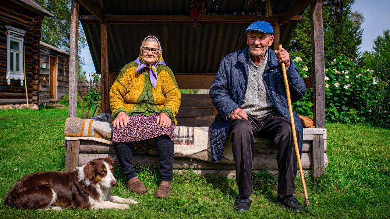 The Secret to a Quiet and Happy Life: Elderly Couple Living in a Remote Mountain Village