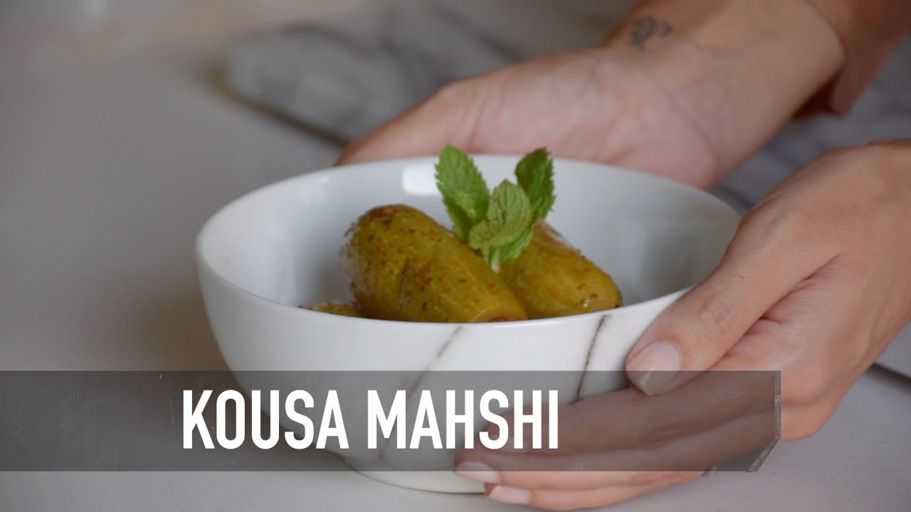 Syrian Koussa Mahshi | Meat & Rice Stuffed Zucchinis | Dalia's Kitchen