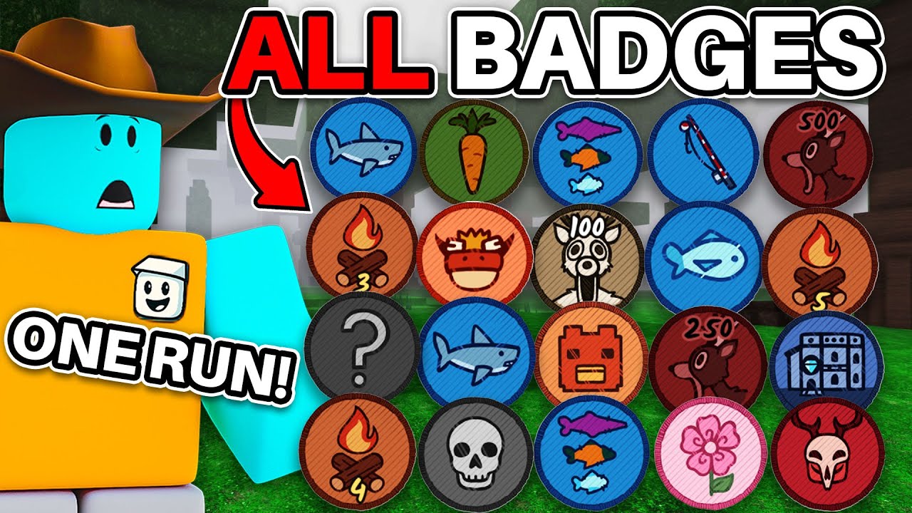 Speedrunning ALL BADGES SOLO in ONE RUN in 99 Nights in the Forest