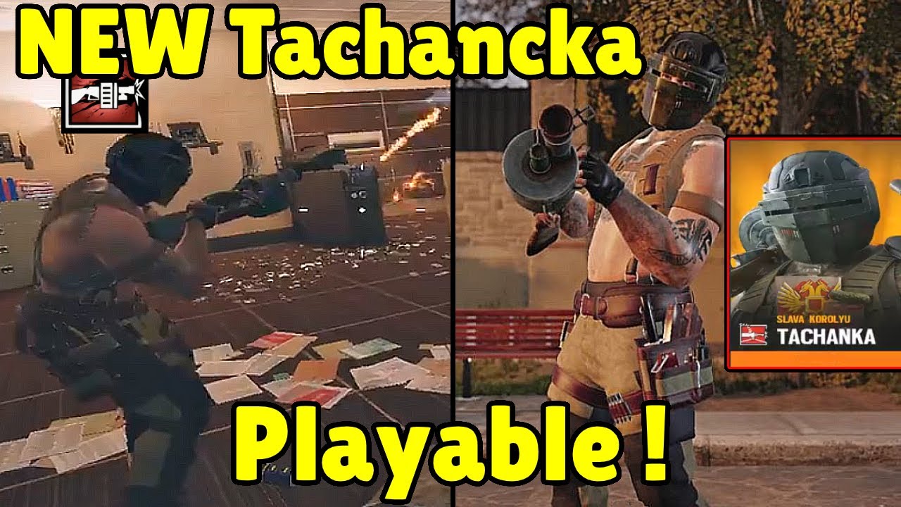 The *NEW* Reworked Tachanka is Playable ! | 999 IQ Play in Champion Series - Rainbow Six Siege