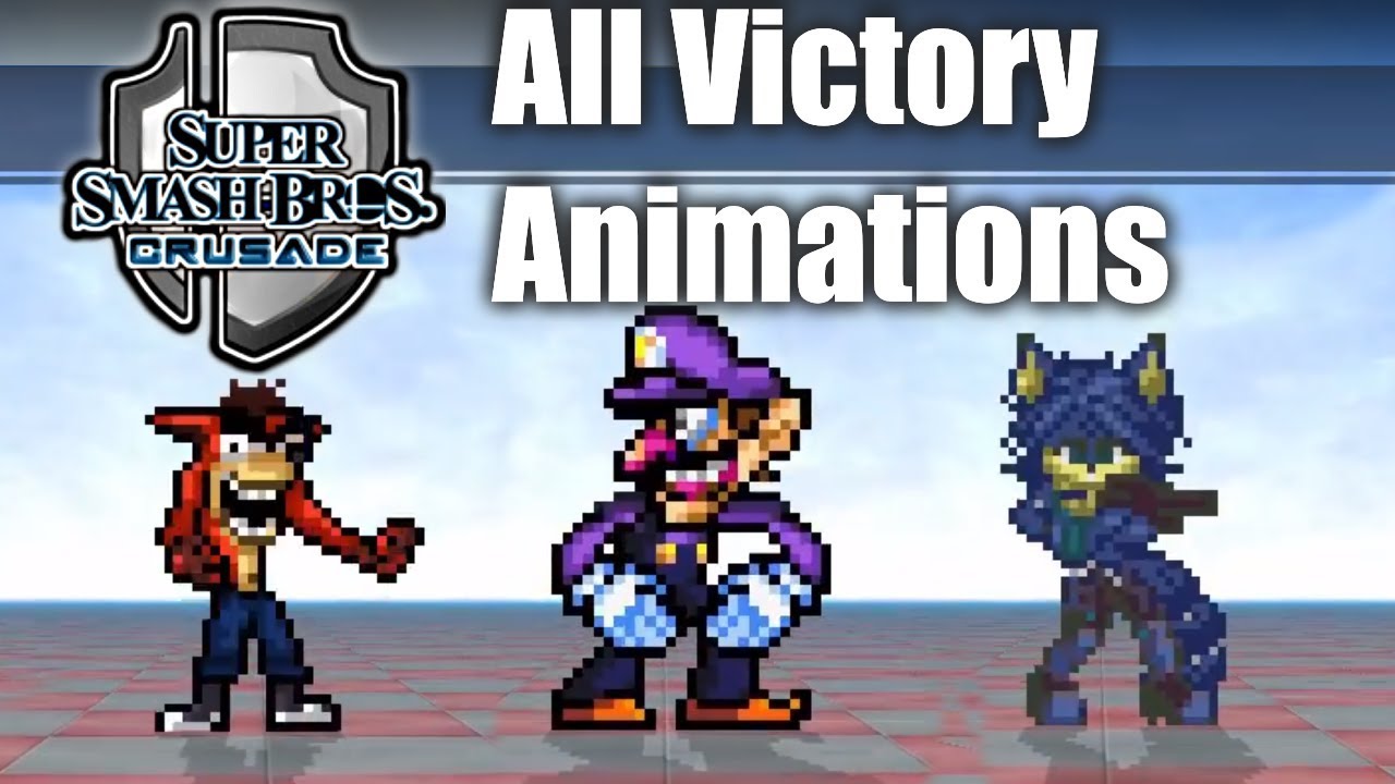 Super Smash Bros Crusade v0.9.1 - All Victory Animations & Themes