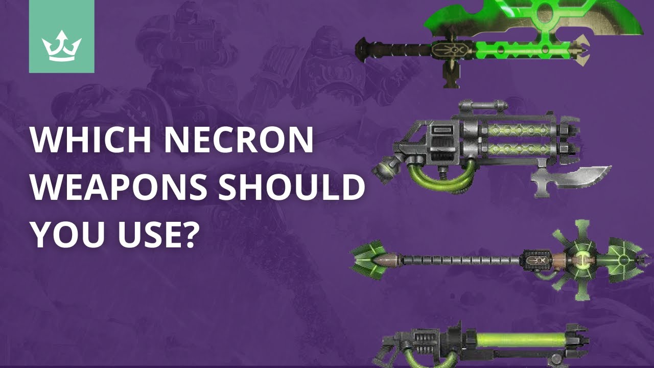 Which Necron weapon options should you use?