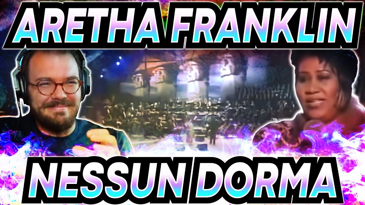 Twitch Vocal Coach Reacts to Aretha Franklin singing Nessun Dorma LIVE!