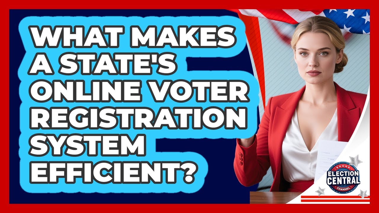 What Makes A State's Online Voter Registration System Efficient? - Election Central Channel