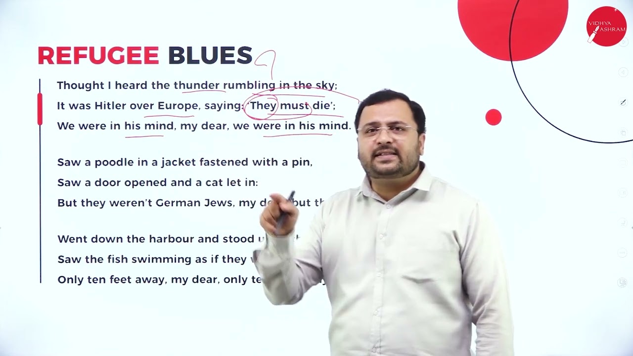 DAY 02 | ENGLISH | I SEM | B.CA | REFUGEE BLUES | L1