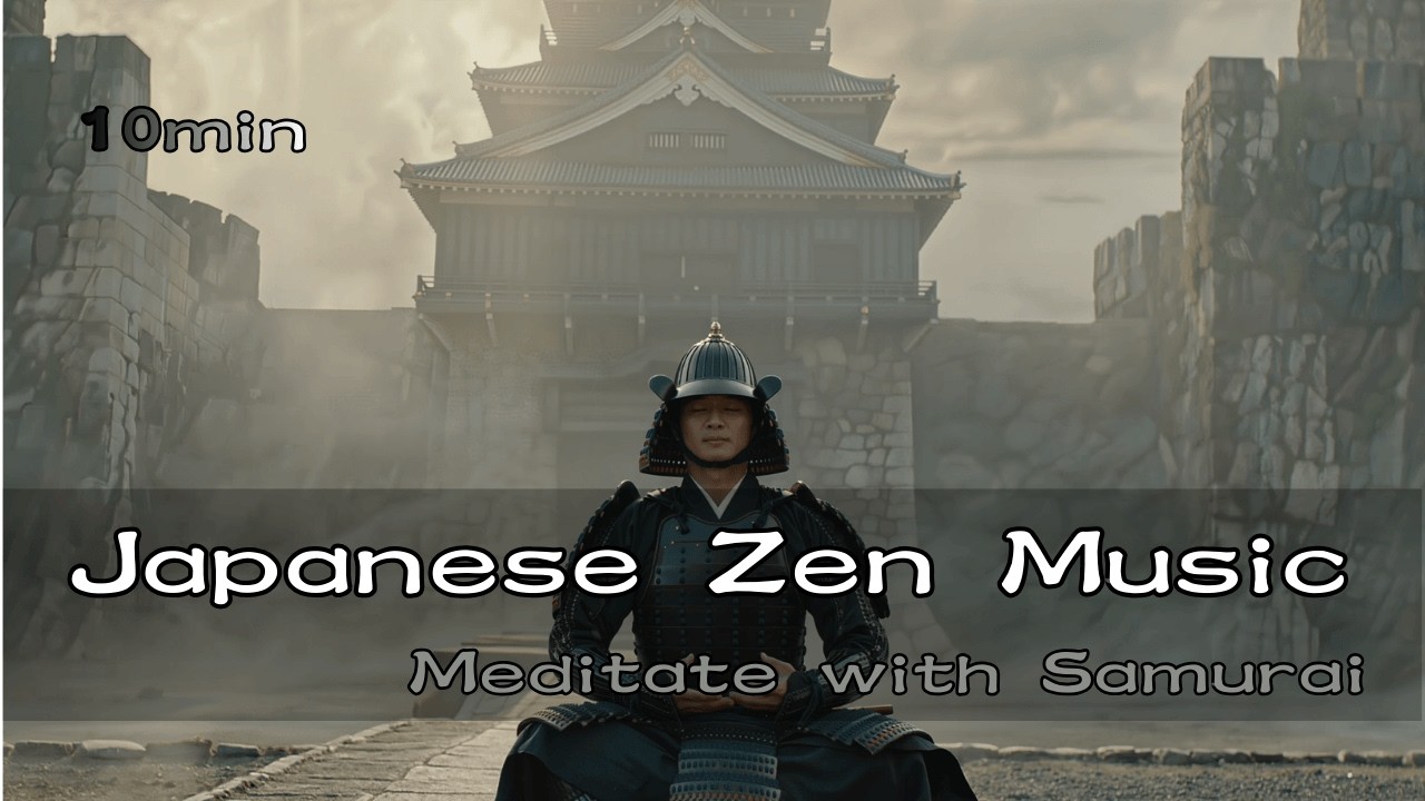 Silent Samurai Meditation in the Misty Castle