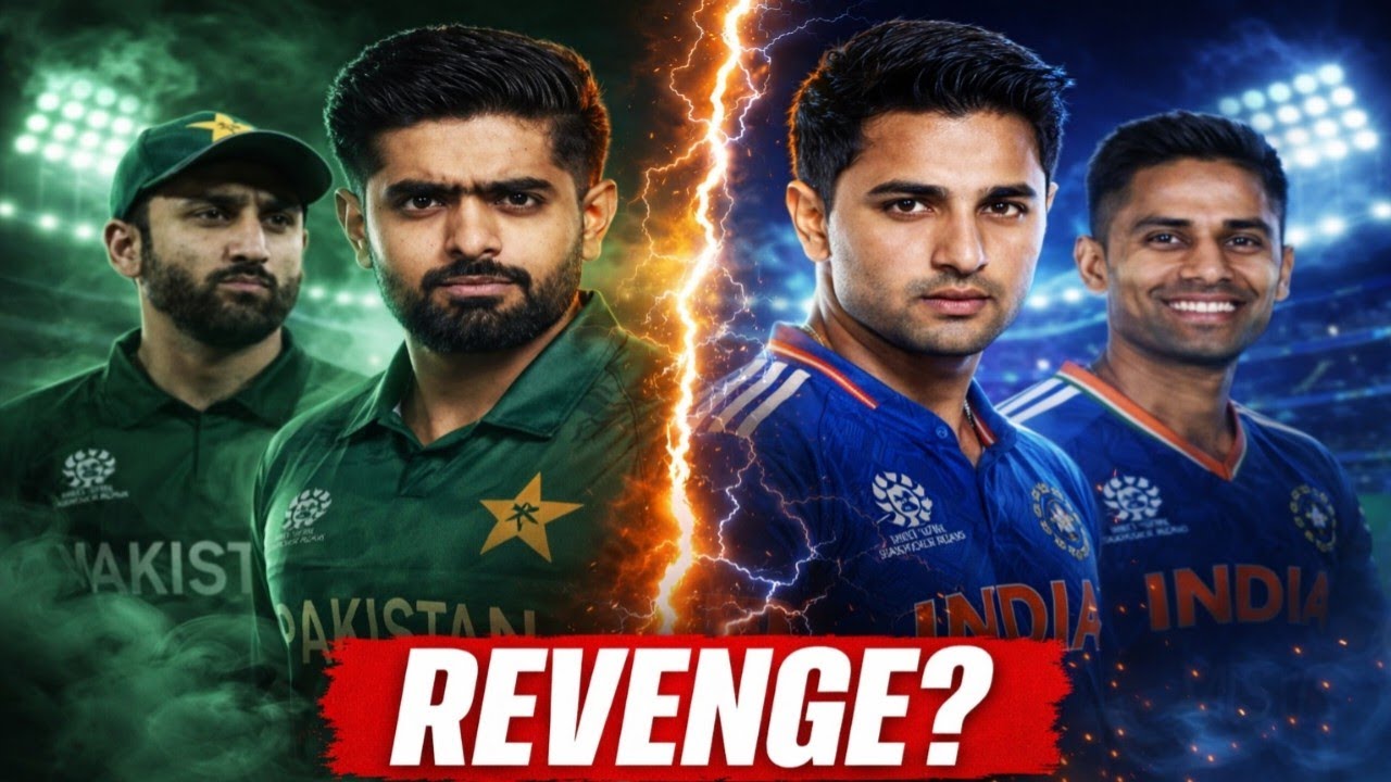 INDIA vs PAKISTAN 😡 REVENGE TIME! | Cricket’s Most Explosive Rivalry#ind#pak#cricket