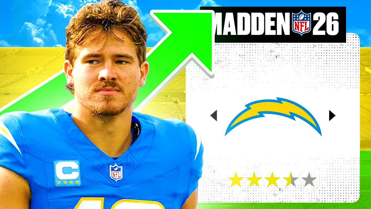 Я перестроил команду Los Angeles Chargers в Madden 26!