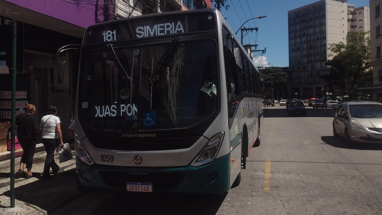 181 Centro X Simeria (Via Castelânea)Com o Marcopolo Torino 2014 Da Cidade Real Prefixo:1059