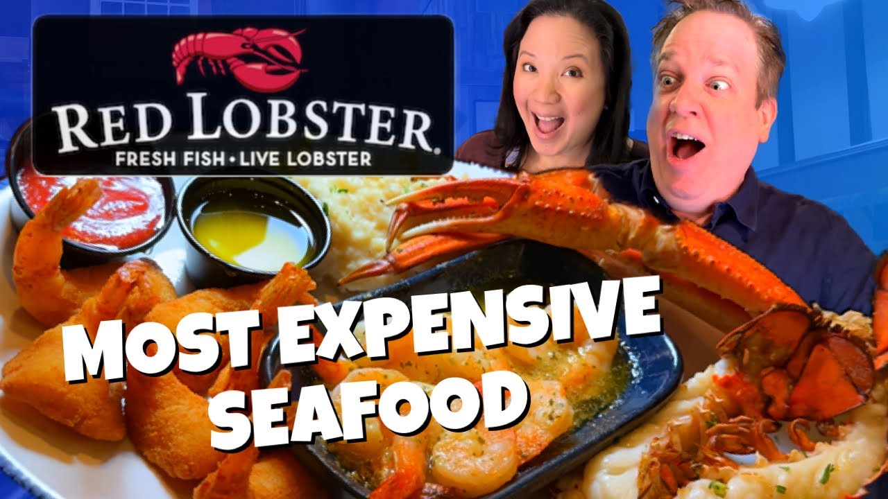We Ate the Most EXPENSIVE Seafood at Red Lobster 🦞