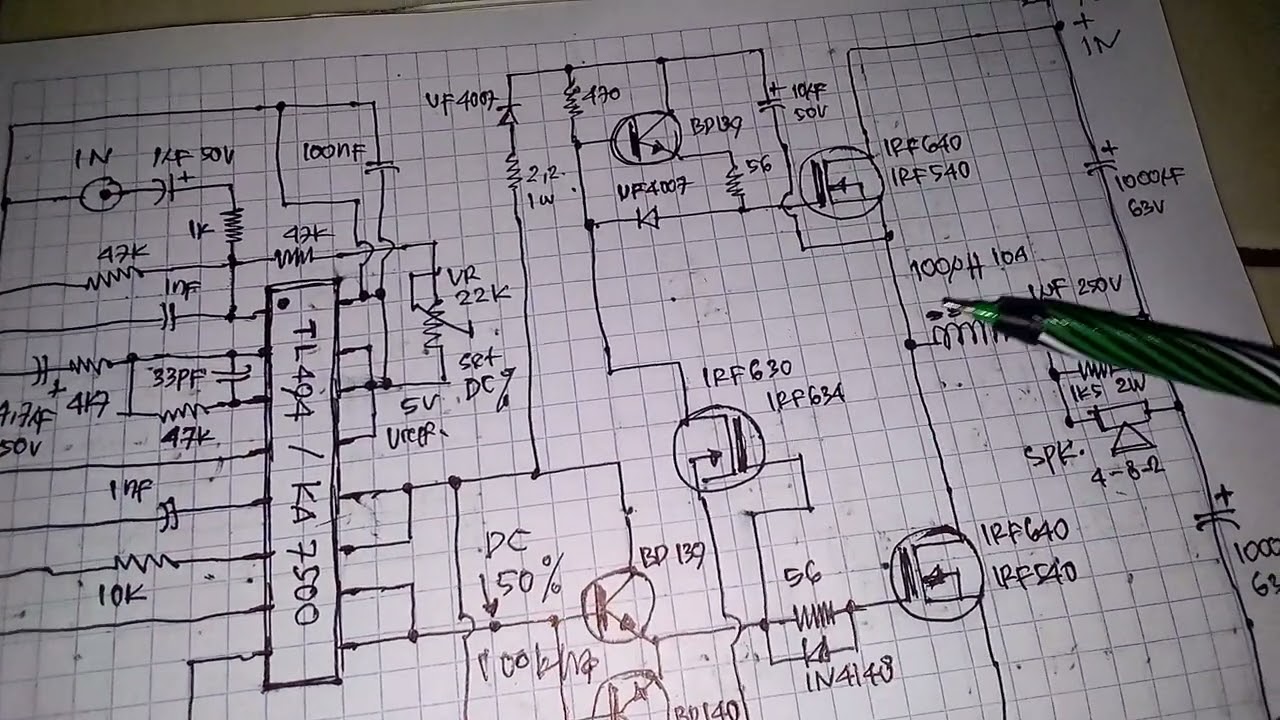 Power Amp mini Class D TL494 Suara kencang