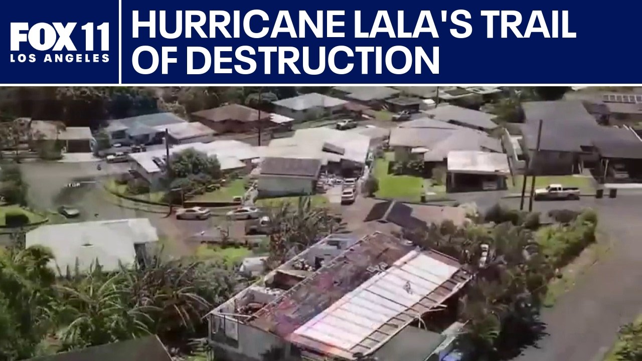 Hurricane Lala victims assess damage