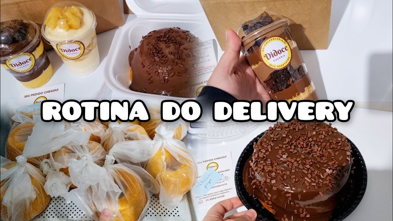 ROTINA DO DELIVERY DE DOCES EM CASA - Dois dias comigo