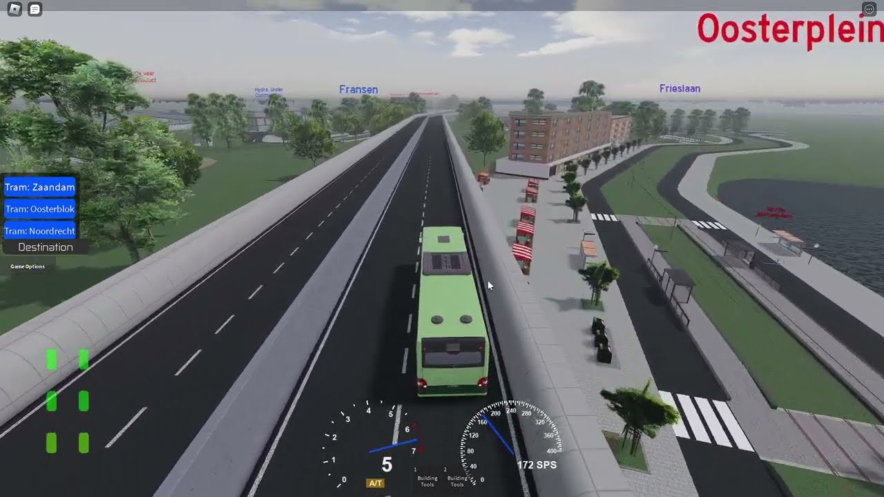 Highway from Rembrand Centraal to Oosterblok | ROBLOX Transport Simulator 2022
