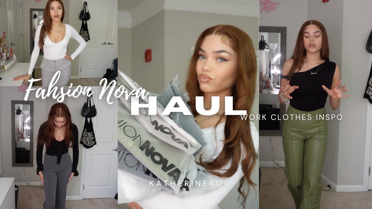 WORK OUTFIT INSPO || FASHION NOVA