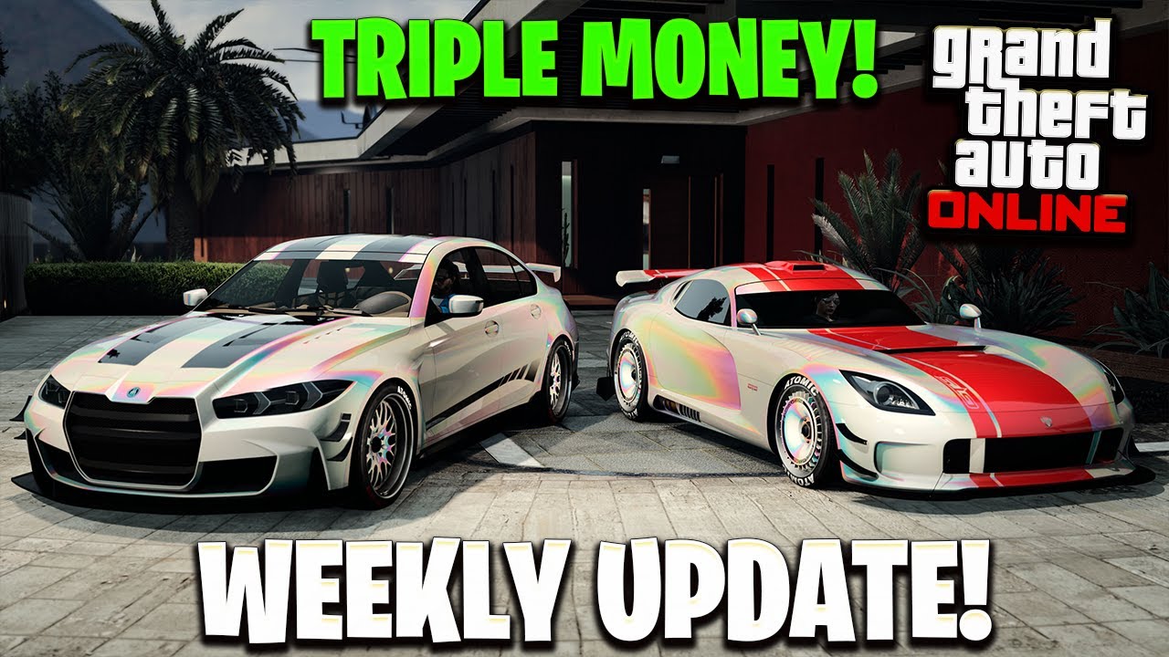 Новые бонусы в GTA Online, утроенные и удвоенные деньги, новая раскраска и многое другое!