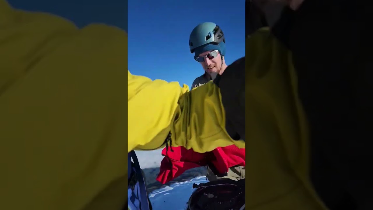 Escalada alpina integral en Chile #viral #travel #climbing #ski #volcano #chile